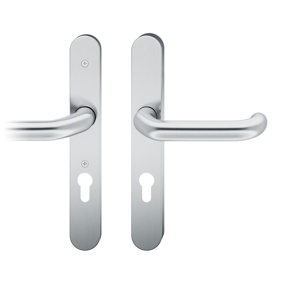 FSB FH Schutz-Drückergarnitur mit Langschild 73 7530, ES 1, Klasse 4, VK 9, Edelstahl