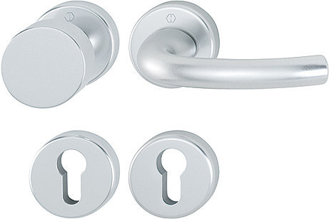 HOPPE Wechselgarnitur Tôkyô mit Rosetten 58/42KV/42KVS/1710, Aluminium