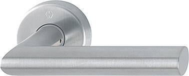 HOPPE Drücker-Halbgarnitur Amsterdam ohne Schlüsselrosette E1400Z/42H, ohne Stütznocken, Edelstahl