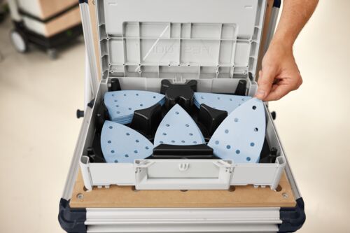 Anwendungsbild Schleifmittel-Systainer³ Granat SYS-STF DELTA GR-Set