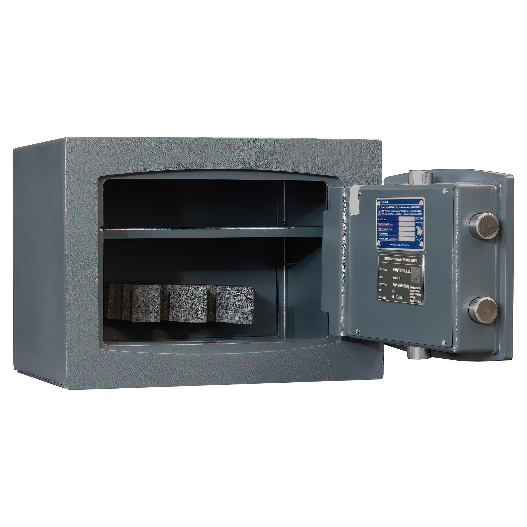 Wandtresor, Mini-Safe, metallisch, Schloss, Sicherheitsfach