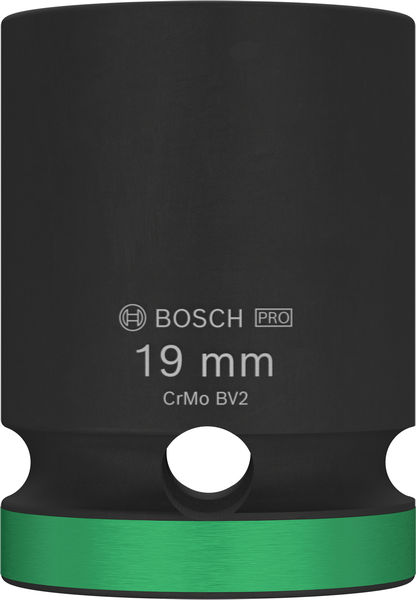 Bosch PRO Impact Socket, 1/2", 19 mm, Standard