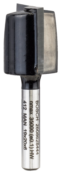 Bosch Nutfräser, 6 mm, D1 19 mm, L 19,6 mm, G 51 mm
