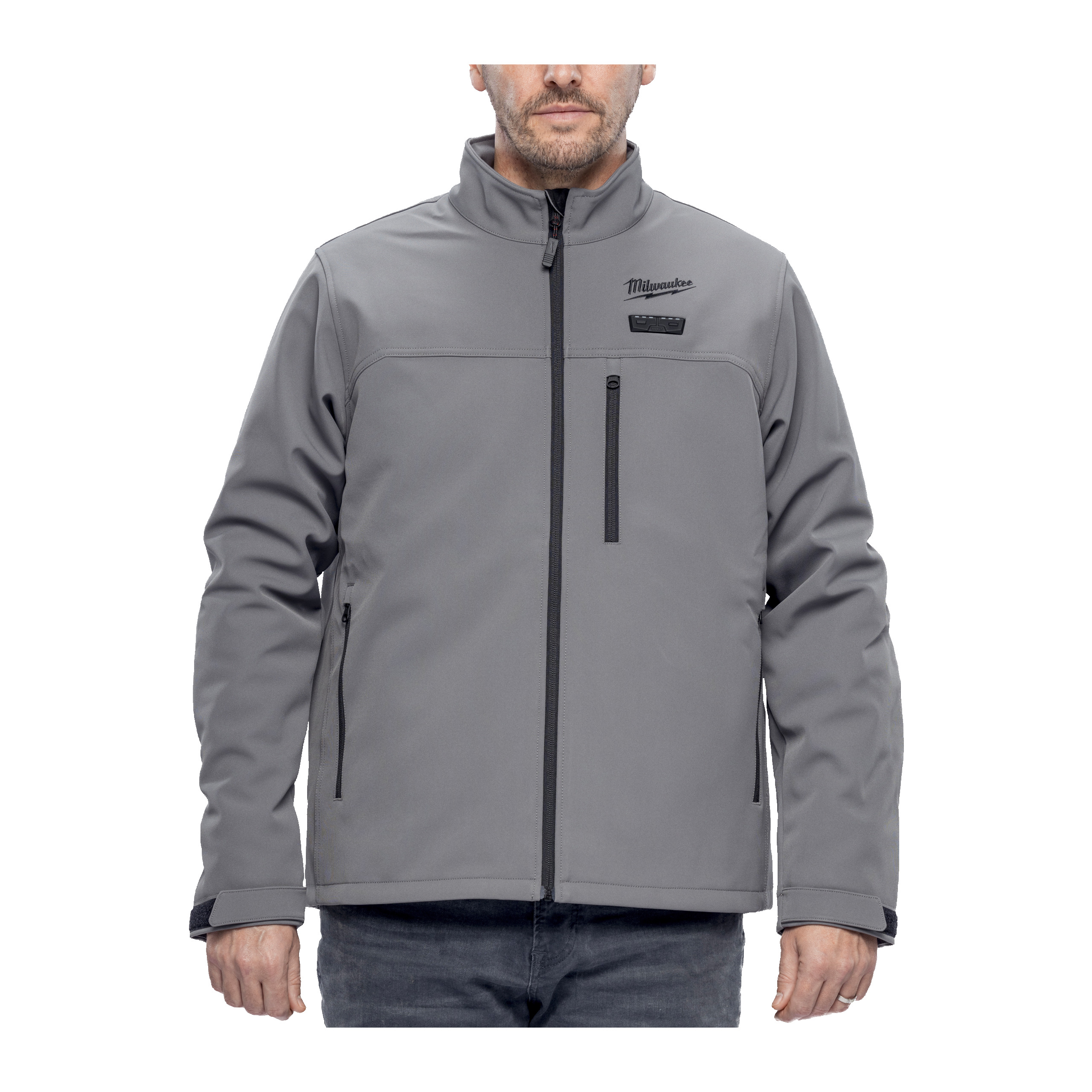 Milwaukee Akku-Heiz-Jacke 12 V Herren grau, ohne Akku u. Ladegerät M12 HJGR6-0 (XXXL)
