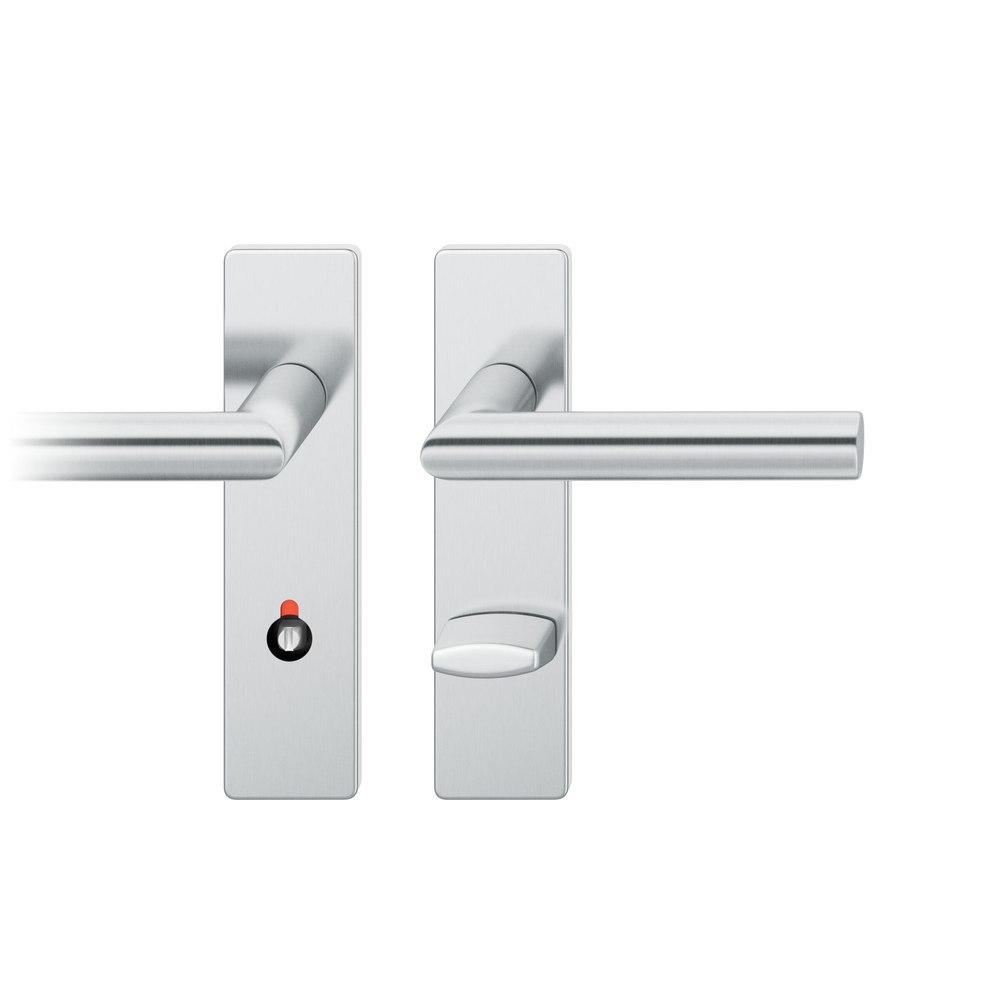 FSB Drückergarnitur mit Kurzschild 72 1076, AGL 3, Edelstahl