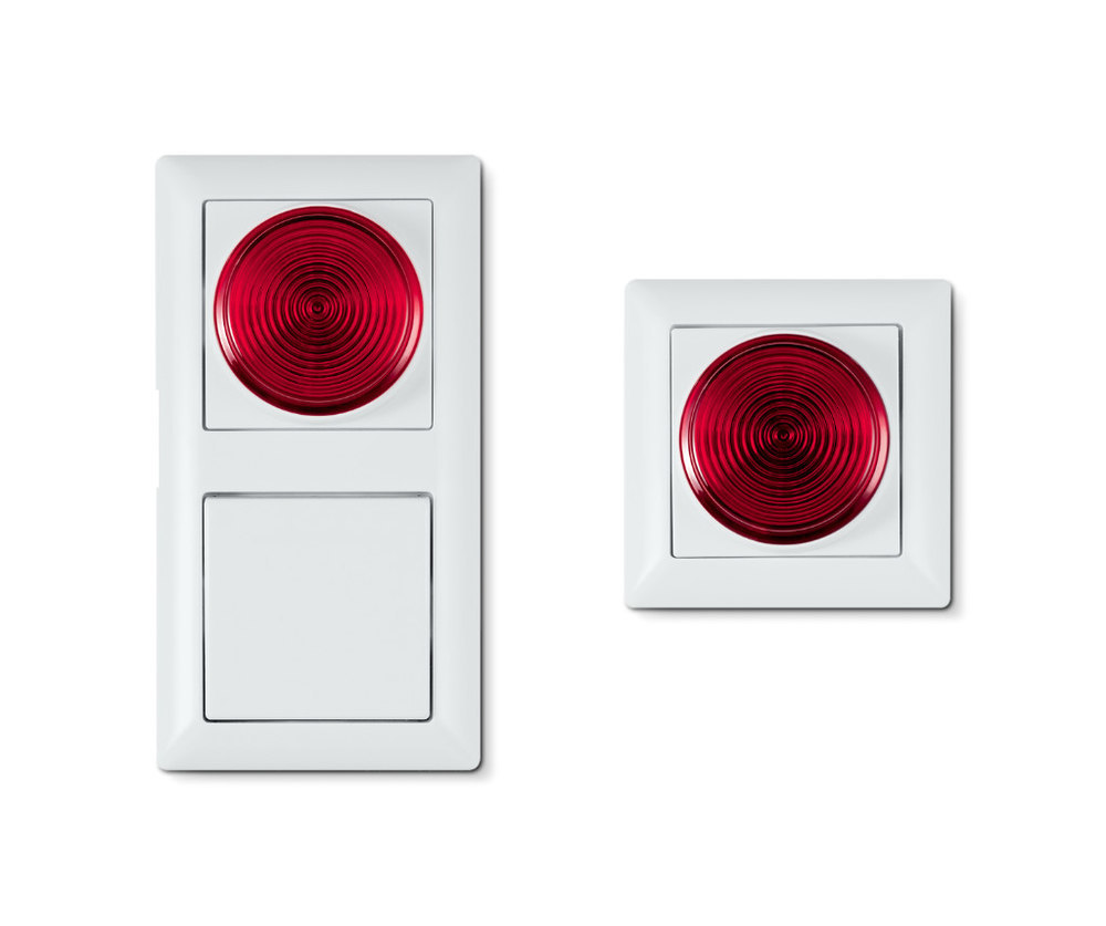 rosette, alarm, red light, switch, panel