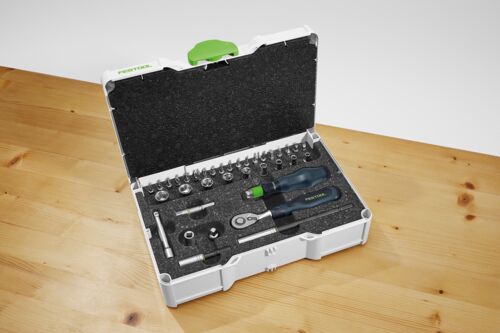 Ratschen-Set SYS3 S 76-1/4"-CE RA