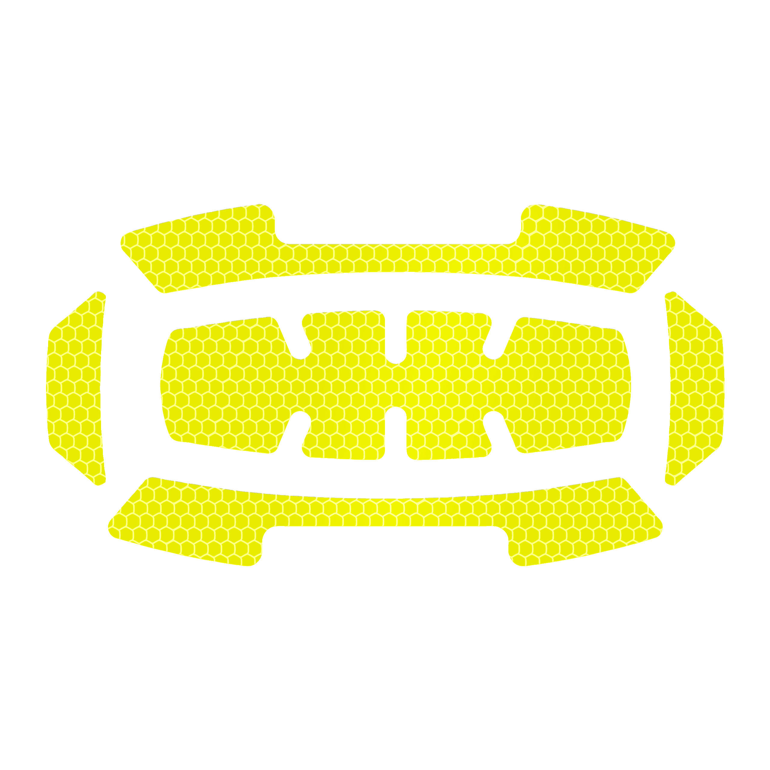 reflektierend, Warnmarke, Sicherheitsband, Gelb, Markierung