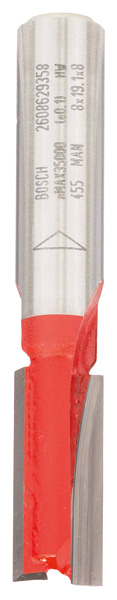 Bosch Nutfräser Expert for Wood, Carbide, 8 mm, D1 8 mm, L 19 mm, G 52 mm