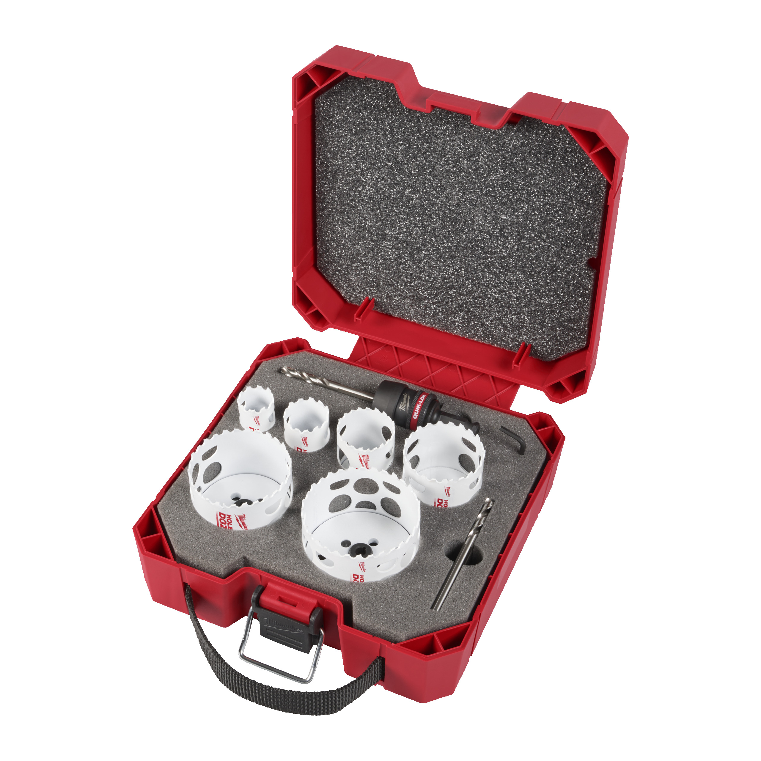 Bohrerset, Bohrkronen, Diamantbohrer, Gehäuse, Metallband