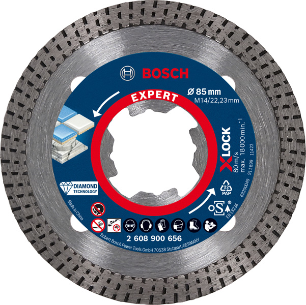 Bosch EXPERT HardCeramic X-LOCK Diamanttrennscheiben