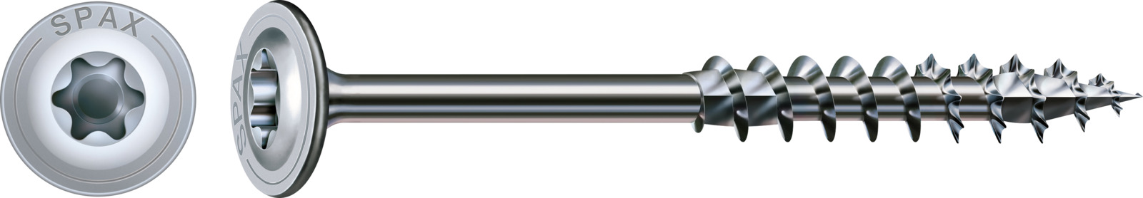 Artikelhauptbild SPAX Holzbauschraube WIROX - Teilgewinde, Tellerkopf, T-STAR plus, 4CUT, WIROX