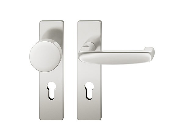 FSB Wechselgarnitur mit Kurzschild 12 1159, ASL, VK 8, eckig, mit Nocken, Edelstahl