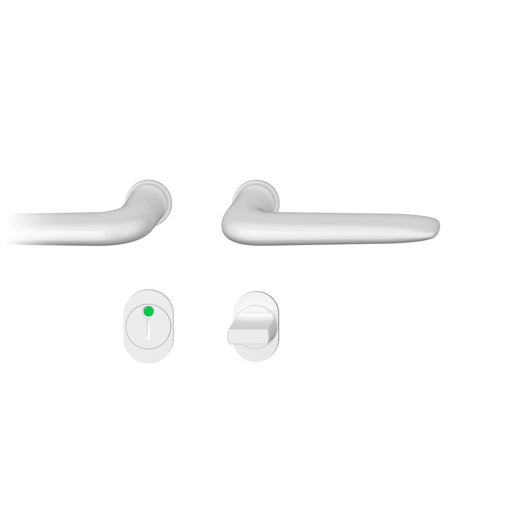 FSB Steckgriff-Drückergarnitur mit Rosetten 15 1292, rund, VK 8 mm, Aluminium