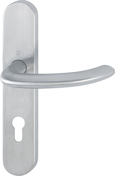 HOPPE FH Drückergarnitur Marseille mit Langschild FS-E1138/353H, Edelstahl