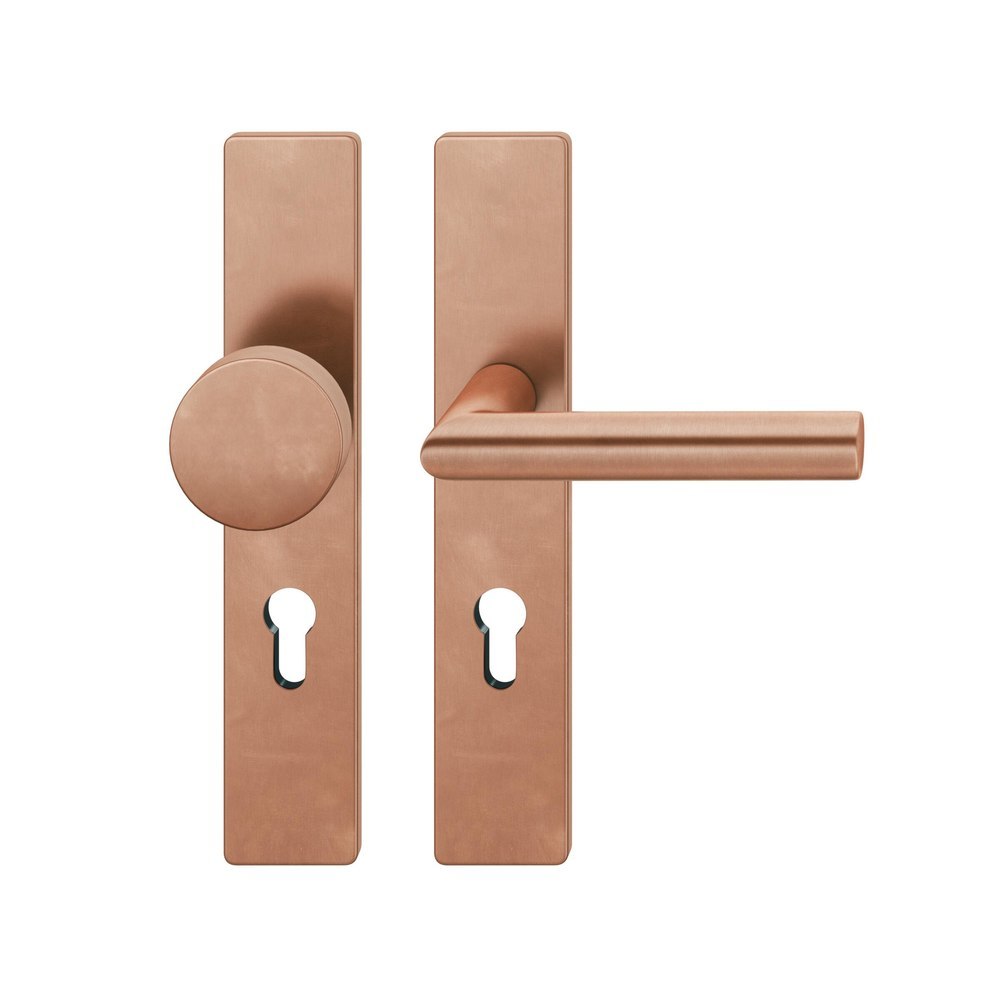 FSB  Wechselgarnitur mit Langschild 72 1076, AGL3, VK 8 mm, Bronze