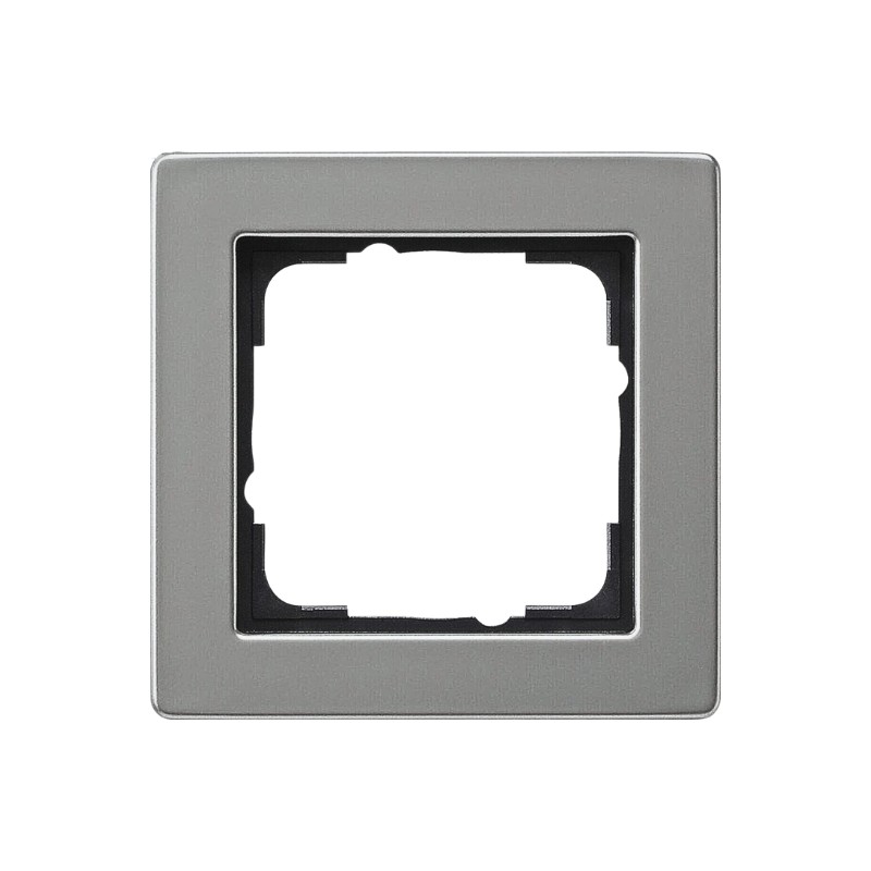 Abdeckrahmen DORMA E2 System 55, 1-fach, Edelstahl