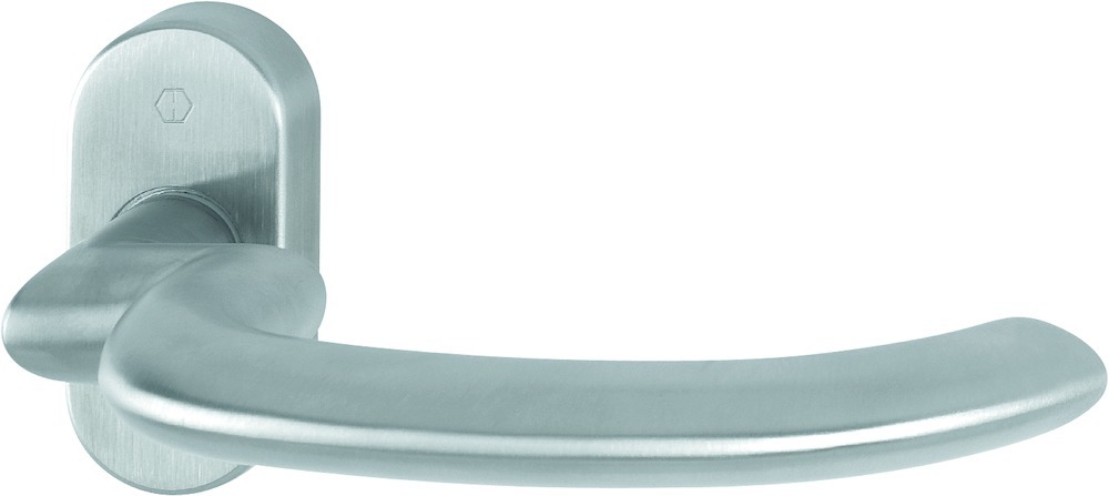 HOPPE Drücker-Halbgarnitur Marseille ohne Schlüsselrosette E1138GF2/55, VK8, ohne Stütznocken, Edelstahl