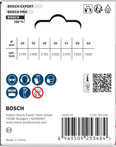 Produktbild Verpackung, Präzisionswerkzeug, Bohrer-Set, Geschwindigkeiten, Durchmesser, Werkzeug