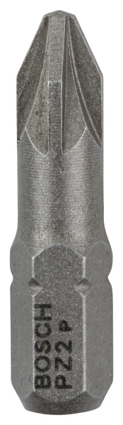 Bosch Schrauberbit Extra-Hart PZ 2, 25 mm, 100er-Pack
