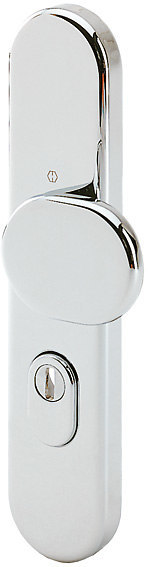 HOPPE Knopf auf Schutz-Langschild M86G/3332ZA, 8/72, Messing