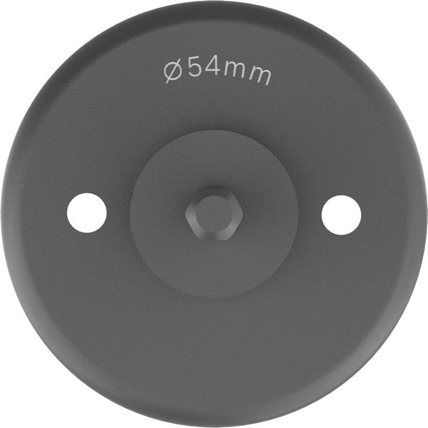 Produktbild, Mikros-Halter, Adapterschale, 54mm, kreis Platten, Schraubensattel