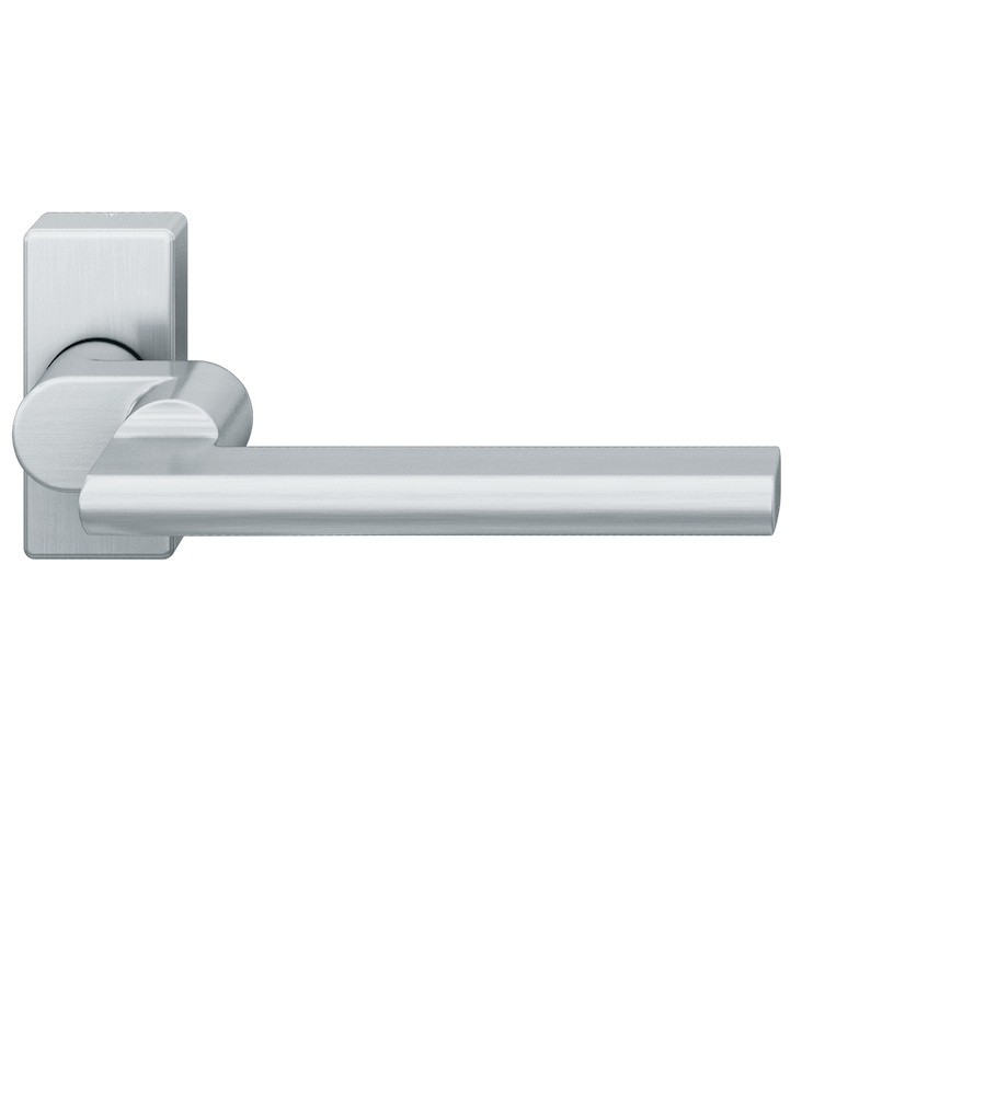 FSB FH-Drücker-Halbgarnitur ohne Schlüsselrosette 06 1035, eckig, VK 9 mm, Edelstahl