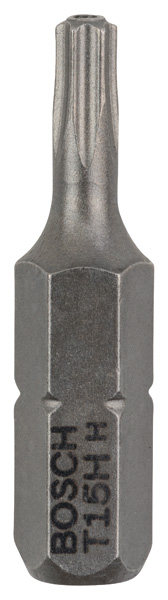 Bosch T15H Security-Torx-Schrauberbit Extra-Hart, 2 Stk.