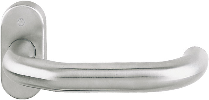 HOPPE FH-Drücker-Halbgarnitur ohne Schlüsselrosette Paris FS-E138GF/55, Edelstahl