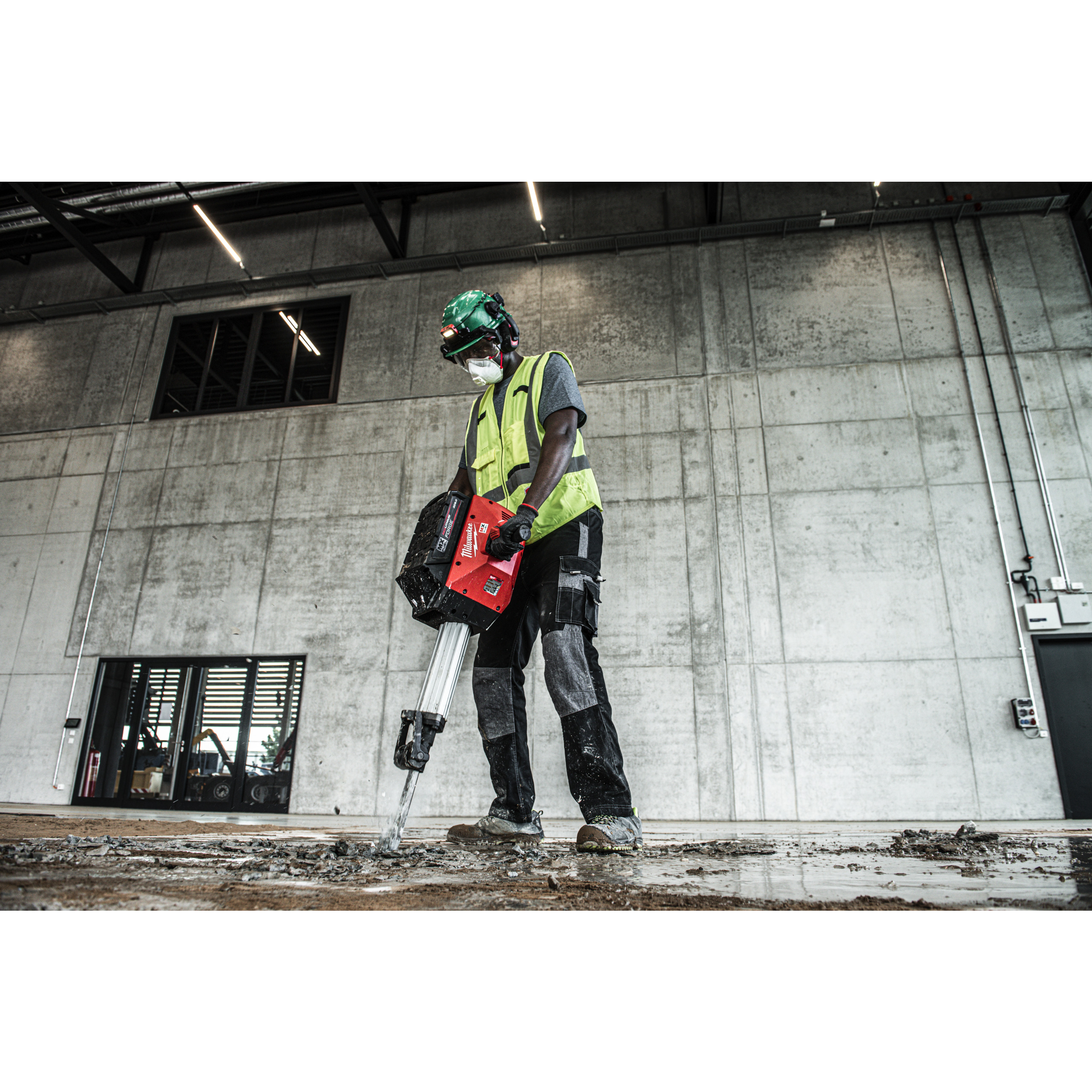 Milwaukee Industrieschutzhelm unbelüfted, grün BOLT 100