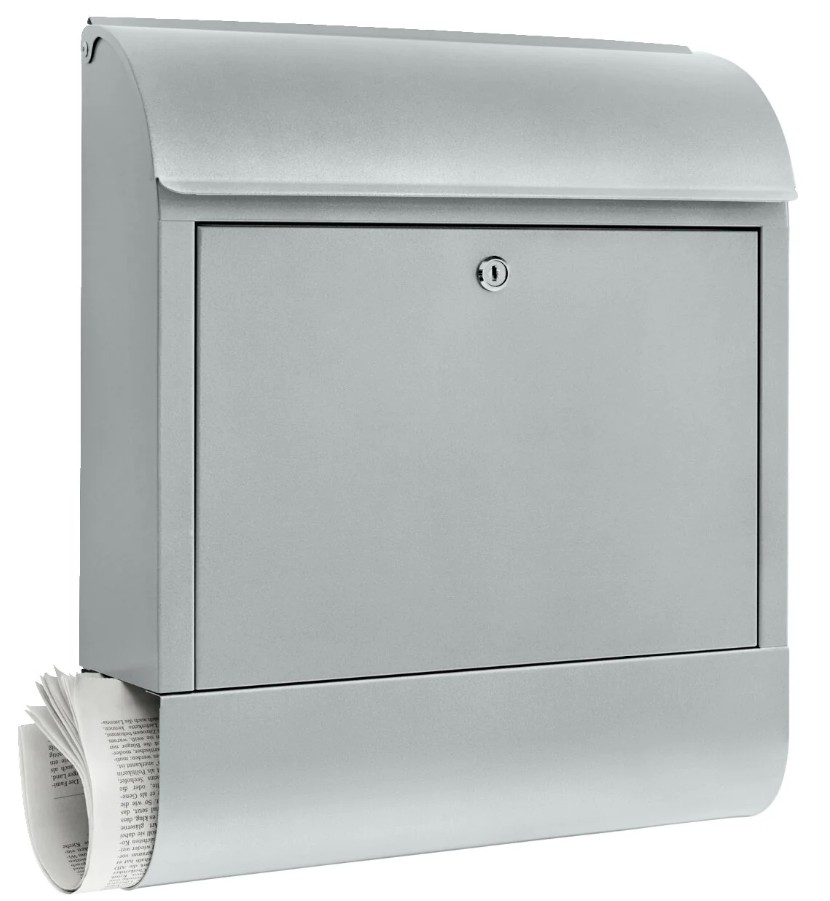 Postkasten, Briefkasten, Metall, Schloss, Rolle