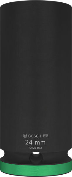 Bosch PRO Impact Socket, 1/2", 24 mm, tief