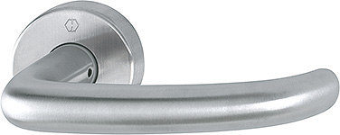 HOPPE Drücker-Halbgarnitur San Francisco ohne Schlüsselrosette E1301Z/42H, ohne Stütznocken, Edelstahl