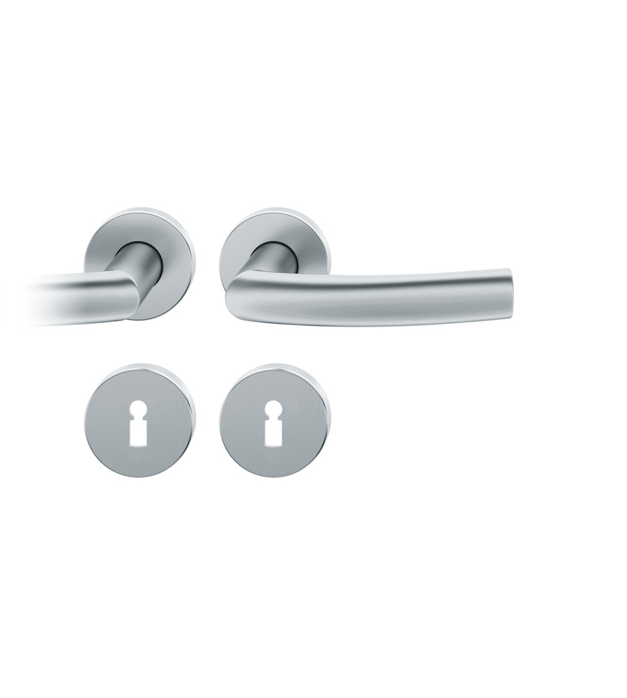 FSB Drückergarnitur ohne Schlüsselrosette 12 1107, VK 8, rund, mit Nocken, Edelstahl