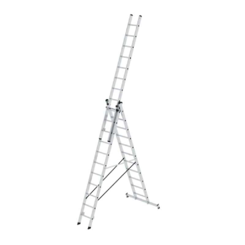 Mehrzweckleiter 3-teilig mit nivello-Traverse Mehrzweckleiter 3-teilig mit nivello-Traverse