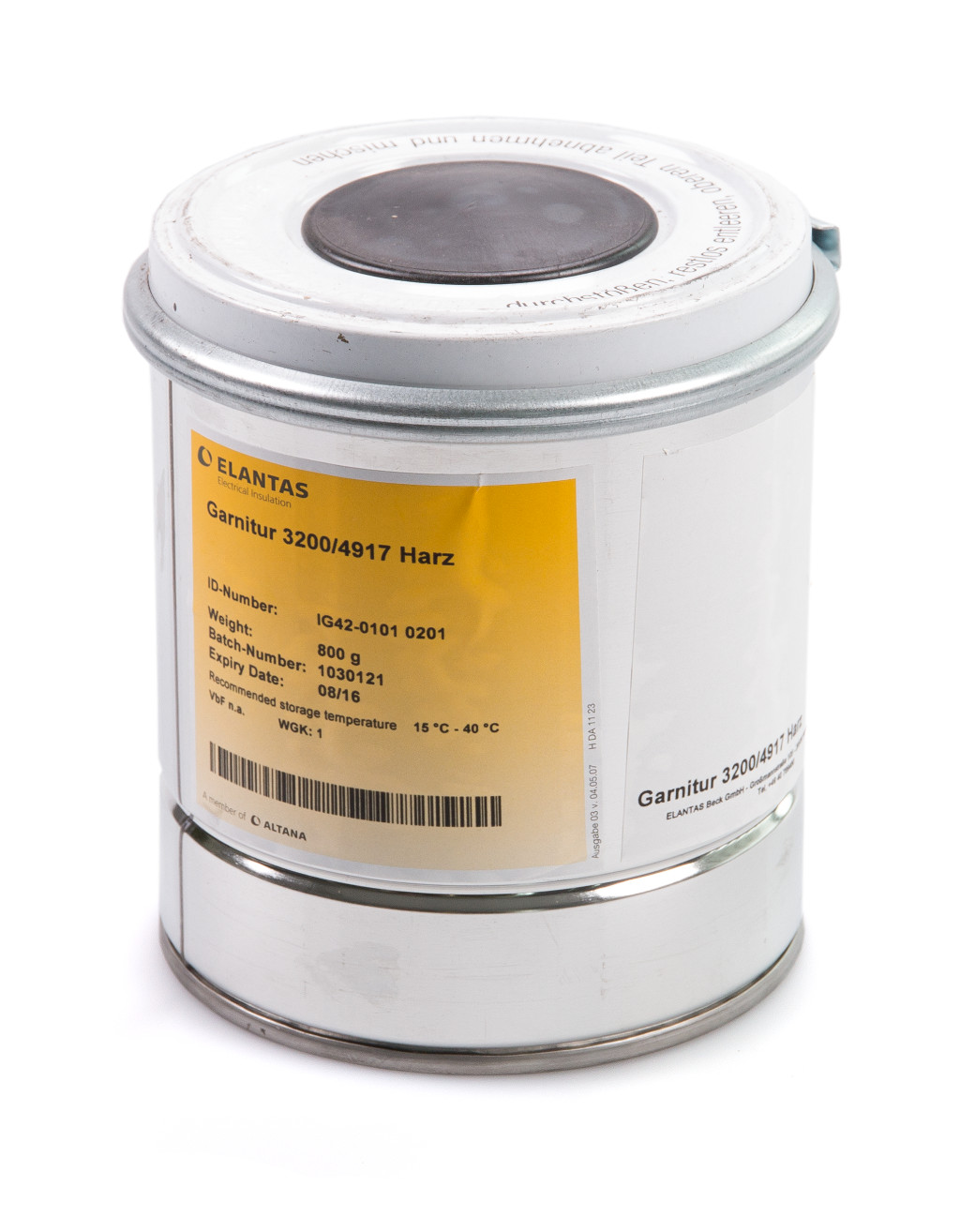 Hauptproduktaufnahme, Kann, Zinn