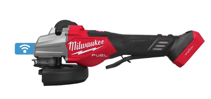 Milwaukee M18 FUEL ONE-KEY Akku-Sicherheitswinkelschleifer 125 mm mit Schiebeschalter M18FHSAGSVO125X-0X