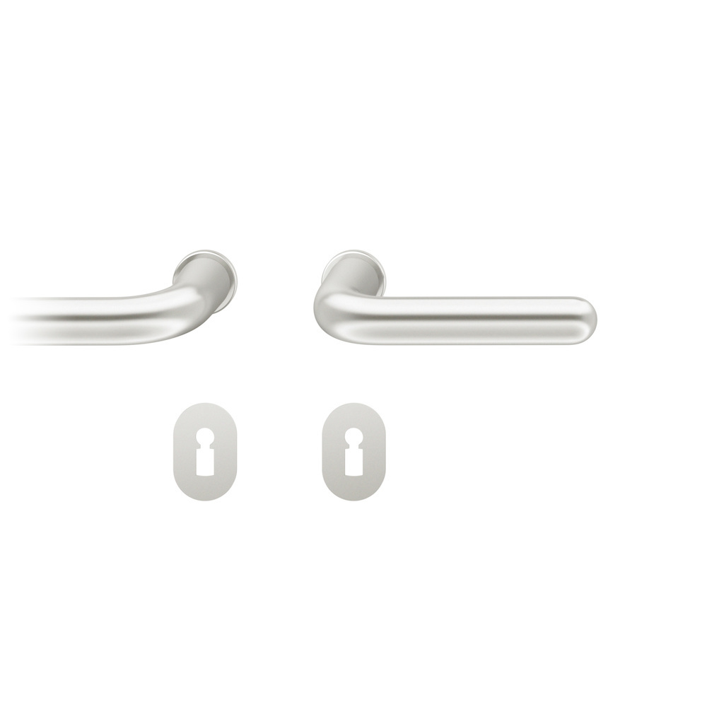 FSB Steckgriff-Drückergarnitur mit Rosetten 15 1147, rund, VK 8 mm, Aluminium