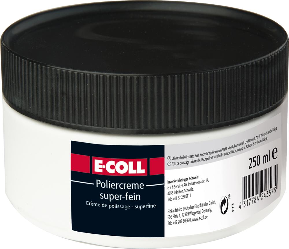 E-COLL Poliercreme  superfein 250ml beige