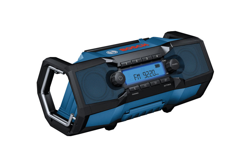 Bluetooth-Lautsprecher,  Tragbarer Lautsprecher, FM-Radio, blau, USB-Verbindung
