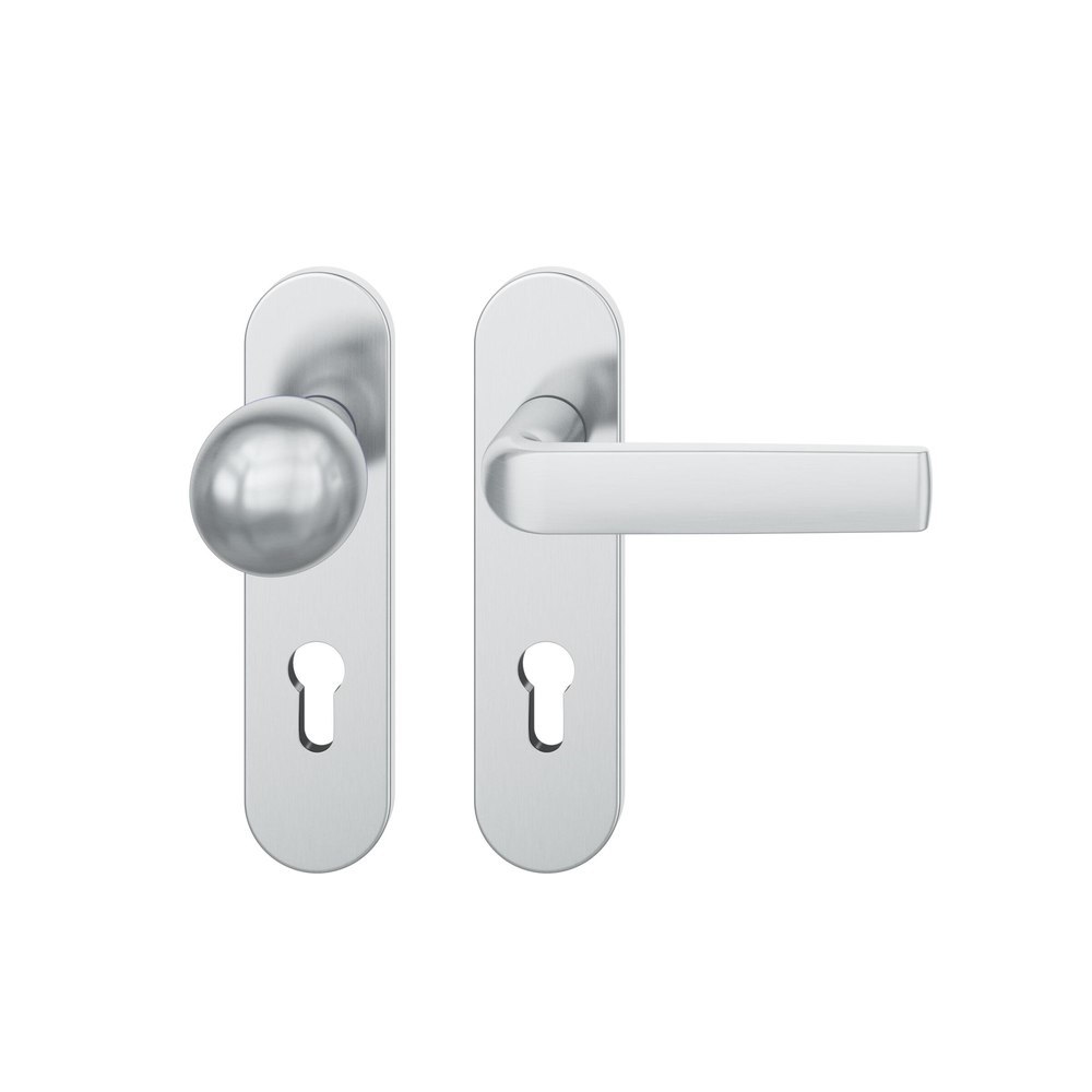 FSB Wechselgarnitur mit Kurzschild 72 1267, AGL3, Edelstahl