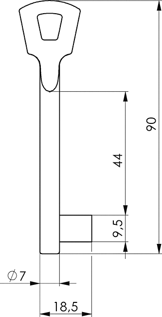 AMF 53-002 Buntbartschlüssel