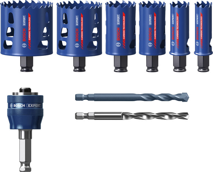 Bohrer-Set, Holzbohrer, Metallbohrer, Kühlführung, Bohrer-Sortiment