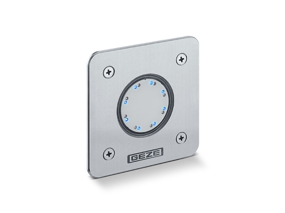 LED-Modul, Metallplatte, Schraubenklemme, blaue LEDs, kompaktes Bauteil