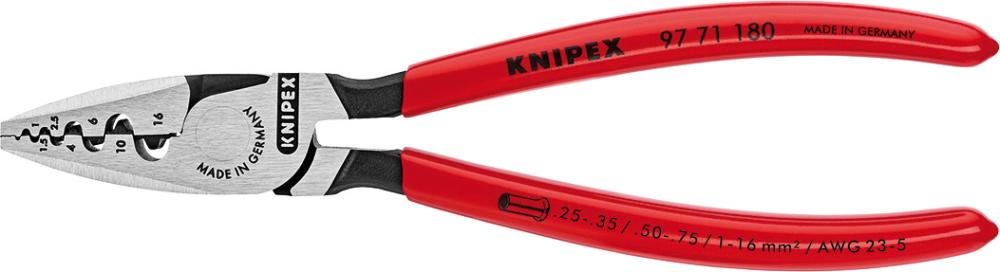 KNIPEX Aderendhülsenzange  poliert 180mm qmm