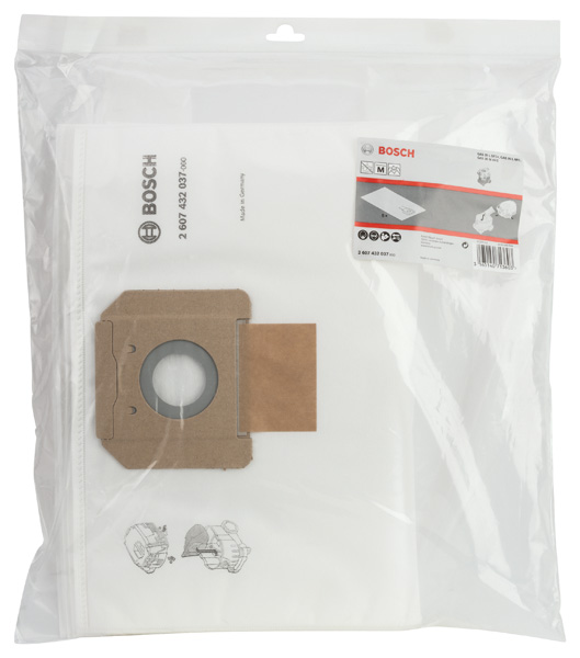 Bosch Vliesfilterbeutel, passend zu: GAS 25 L SFC Professional
