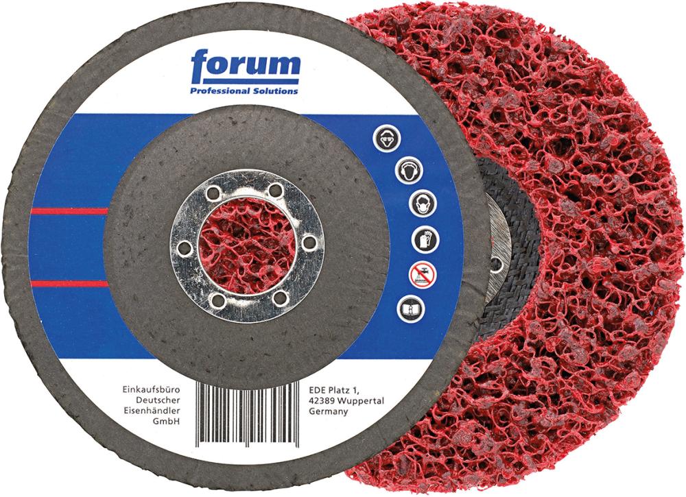 FORUM Grobreinigungsscheibe  115mm m.Teller