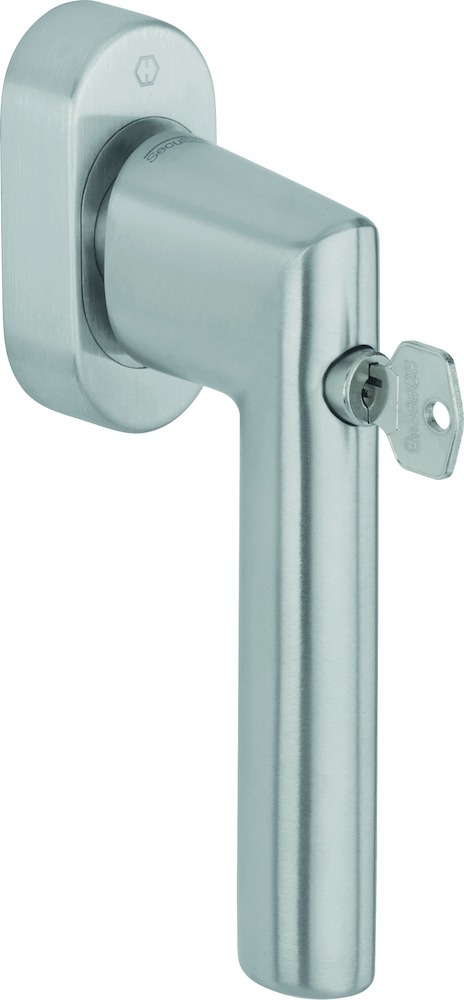 HOPPE Fenstergriff absperrbar Amsterdam E0400S/UD9056 TBT 4, mit Schrauben, Edelstahl