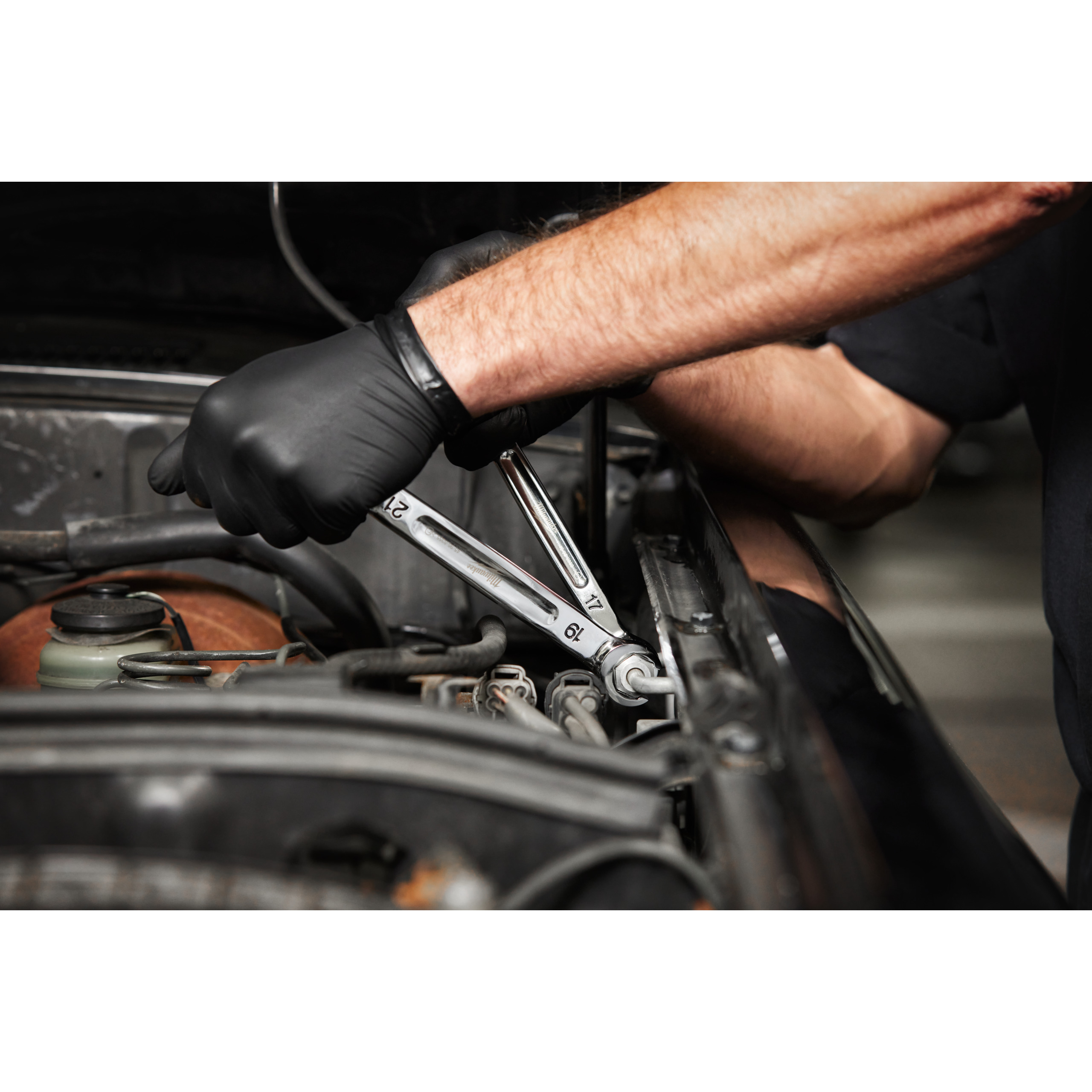 Milwaukee Offener Doppel-Ringschlüssel 19 x 22 mm