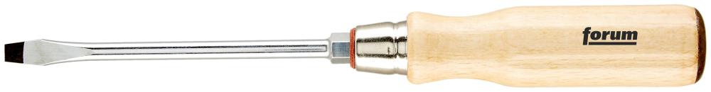 Schraubendreher für Schlitz-Schrauben, mit Holzheft